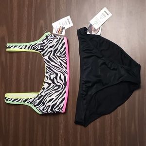 No Boundaries Mix and Match Bikini Top L and Bottoms XL Juniors